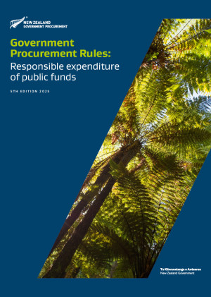 Cover of the Government Procurement Rules.